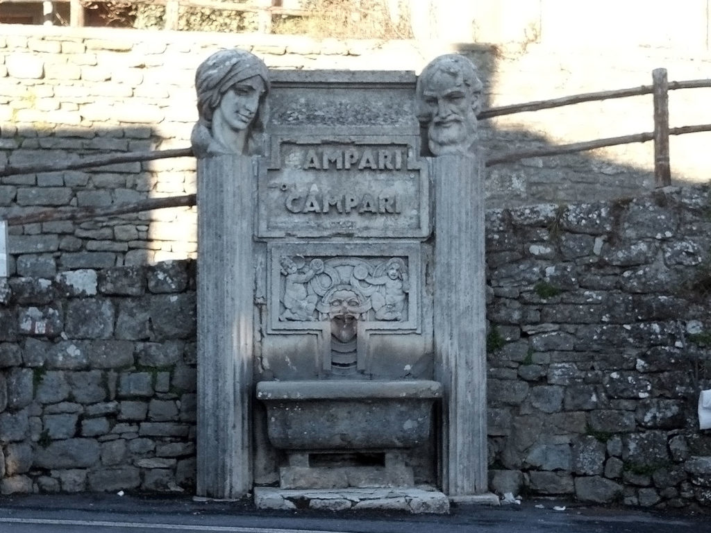 fontana del campari - chiusi della verna