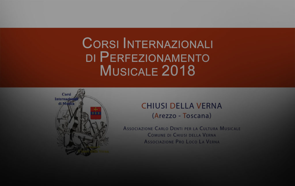 corsi di musica chiusi della verna 2018