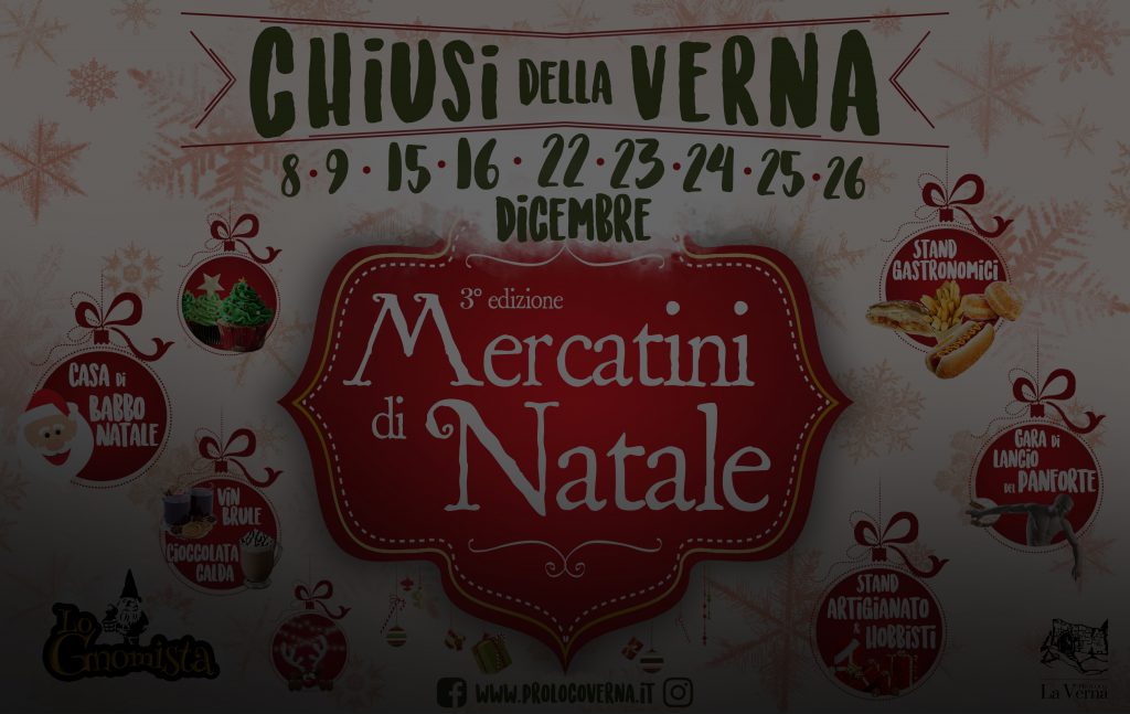 mercatini di natale chiusi della verna 2018