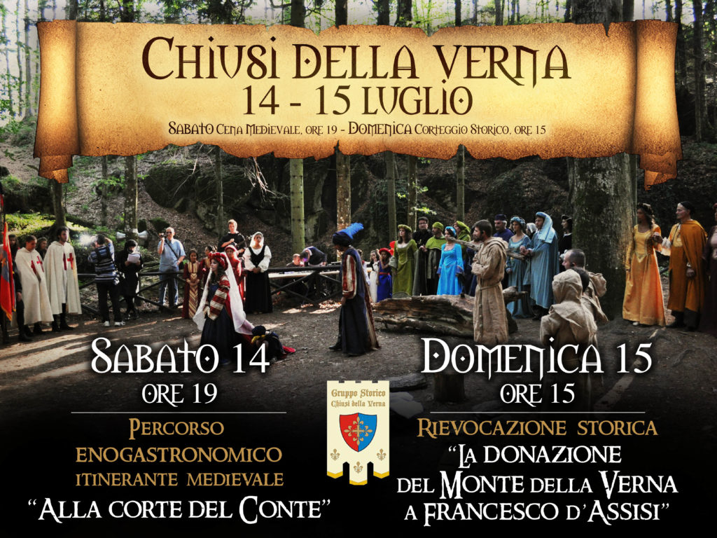 Rievocazione storica e cena medievale 2018 chiusi della verna