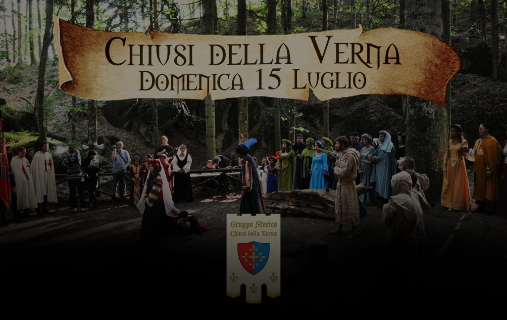 rievocazione storica e cena medievale chiusi della verna 2018