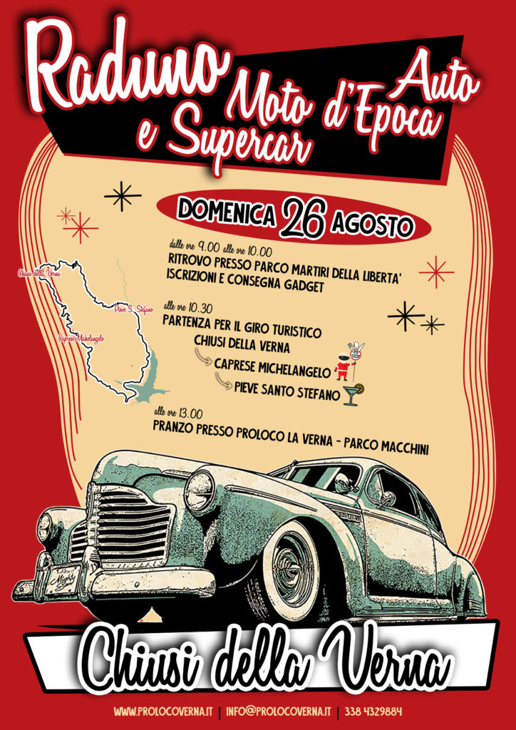 Raduno Auto Moto d'Epoca e Supertcar - Chiusi della Verna