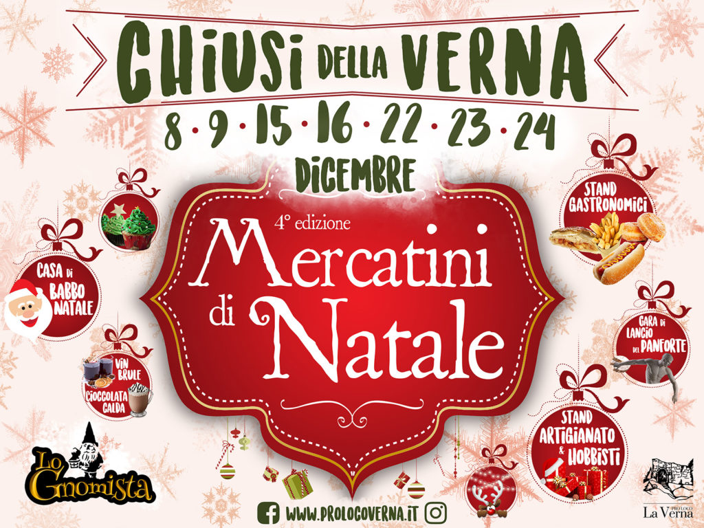 Mercatini di Natale a Chiusi della Verna 2018