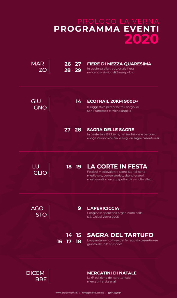 programma eventi 2020 - proloco la verna
