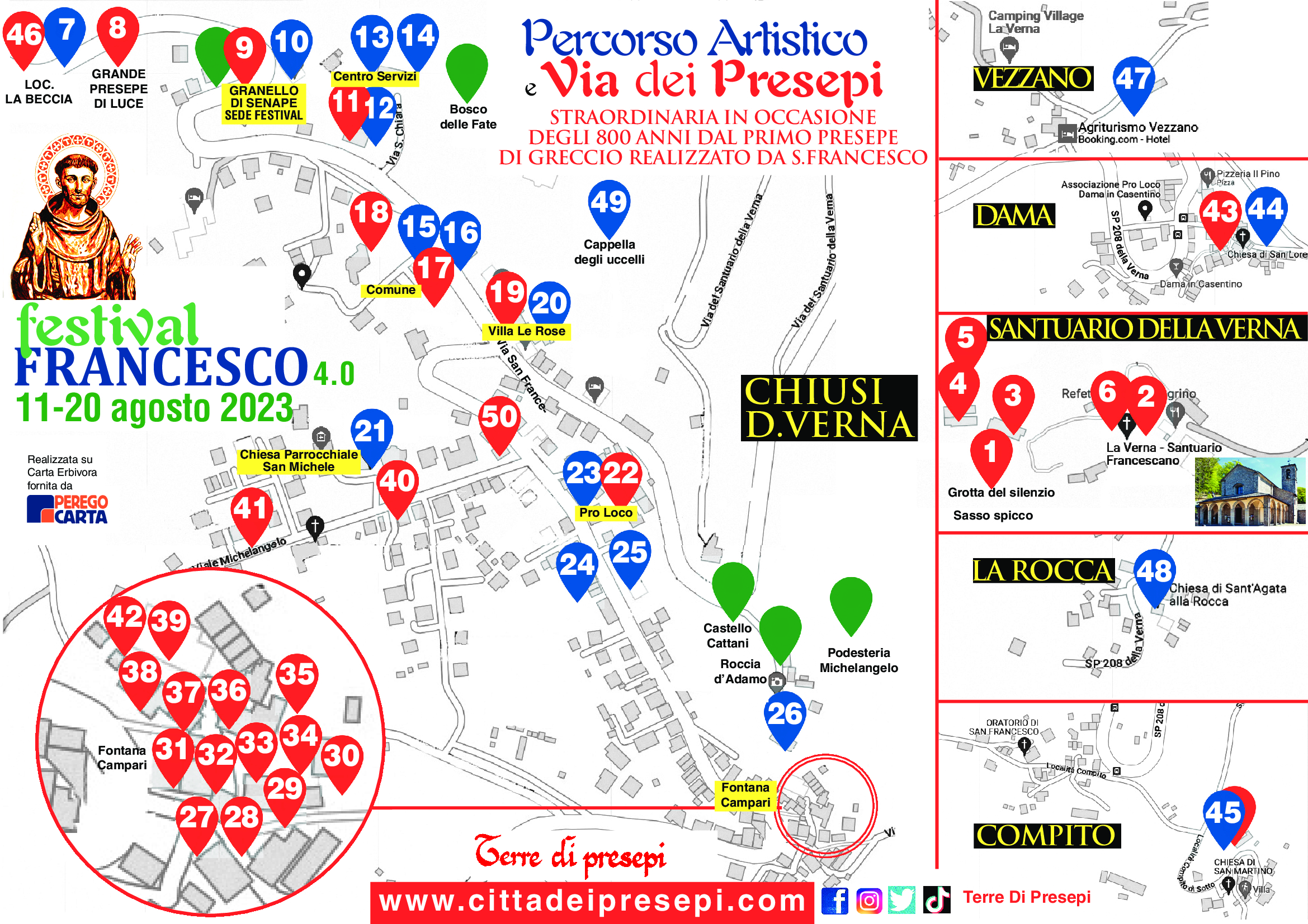 PERCORSO PRESEPI FESTIVAL FRANCESCO 4.0