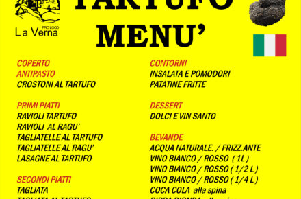 MENU’ SAGRA DEL TARTUFO